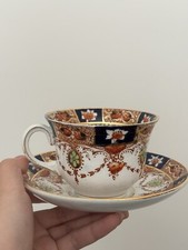 Burgess Bros Carlisle Ware 883 Pattern Imari China Teacup & Saucer