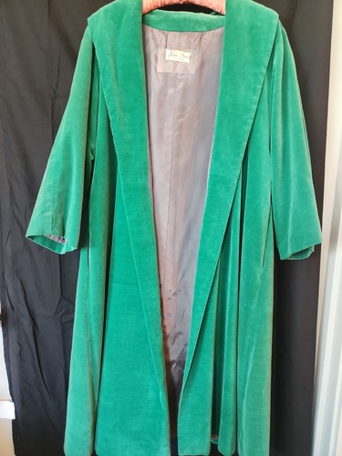 Vintage 1960 green velvet - vintage,
