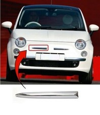 Fits Fiat 500 2008-2015 Front Bumper Upper Moulding Chrome Driver Side