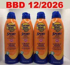 Banana Boat Sport Ultra Sunscreen Broad Spectrum SPF 50 🌞 LOT OF 4 CANS 🌞