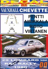 DECAL VAUXHALL CHEVETTE 2300