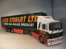 1:50 Corgi 75702 MAN Refrigerated Box Trailer Eddie Stobart 1842/4100 VGC Boxed