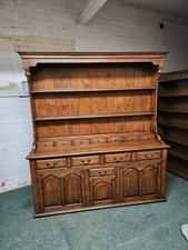ANTIQUE/REPRODUCTION STUNNING LARGE SOLID OAK DRESSER/FARMHOUSE/COUNTRY DRESSER