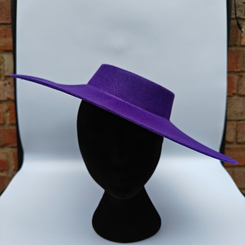 Purple large diy fascinator - diy,