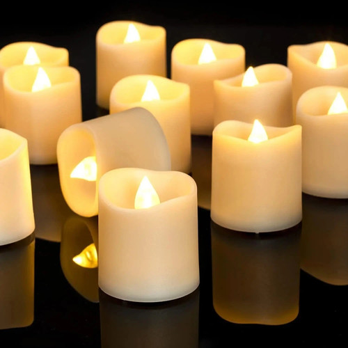 Set led flameless - set, pillar