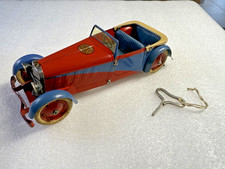 Vintage 1939 Meccano 1 Metal Car Toy with Working Key