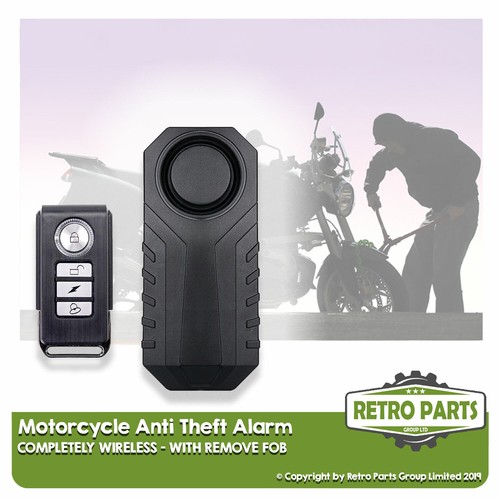 Wire free motorbike alarm - wire-free, for