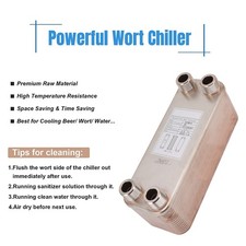Plate Chiller Stainless Steel Brazed Plate Heat Exchanger Wort Chiller For Kit
