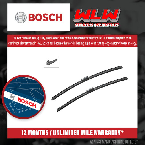 Wiper blades flat - 2x,