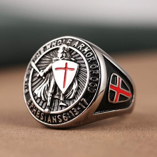 Mens stainless steel signet - mens,