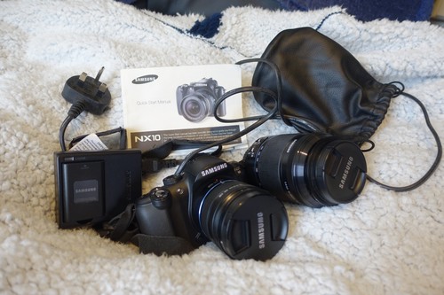 Samsung nx10 titanium 55mm - titanium, +18-55mm