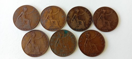Kgv one penny 1912 - kgv,