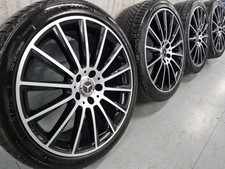 Genuine Mercedes C E Class W205 19” AMG TURBINE ALLOY WHEELS TYRES Mint W212 213