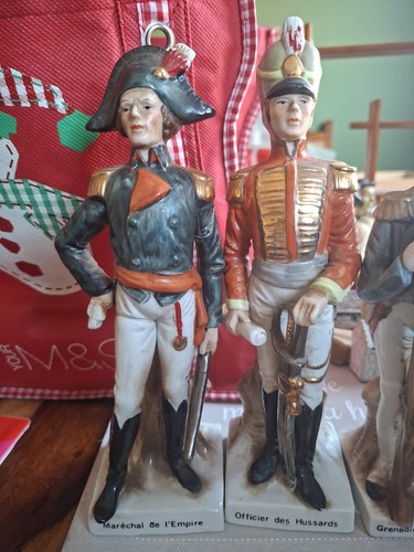 Napoleonic military porcelain - military,