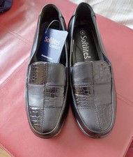 SOFTLITES LADIES BLACK SHOES