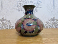 William Moorcroft, Vase, Celadon Pomegranate Design, Circa 1914.