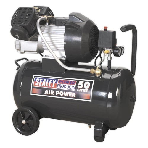 Sealey 50l twin direct - 50l,