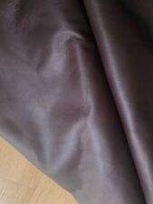 Chocolate Brown 1.3 -1.5mm thick vegetable tanned leather various sizes