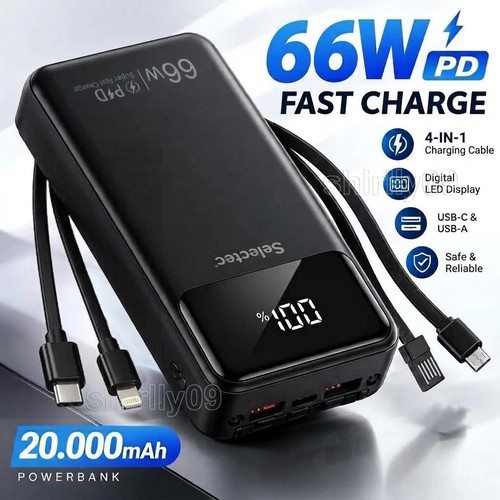 Power bank 20000mah 66w - bank,