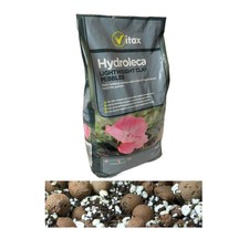 Vitax Hydroleca Lightweight Clay Pebbles Water Retaining Growing Media Mulch 10L