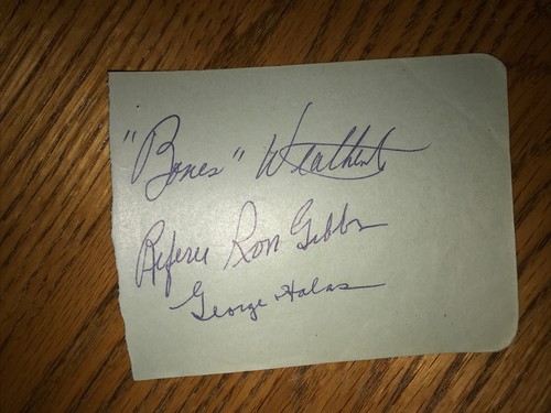 1950 autographed george - 1950’s,