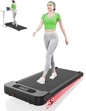 Walking Pad Electric Treadmill Underdesk Smart Running Machine W/ Incline &Remot