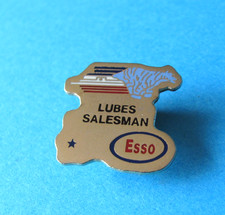 ESSO Lubes Salesman Pin Badge, Tiger. Good Condition.
