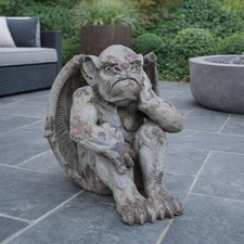 Weathered Gargoyle Garden