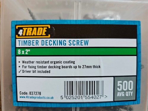 Timber decking screws - decking,