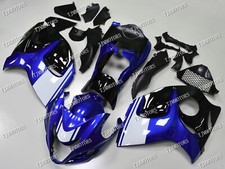 For Hayabusa GSX1300R 08-20 Blue White ABS Injection Mold Bodywork Fairing Kit