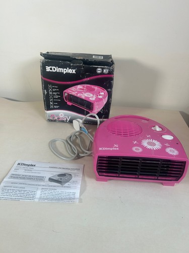 Dimplex daisy dxdai2 pink fan - daisy,