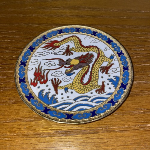 Vintage cloisonné dragon - cloisonné,