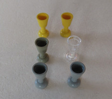 Lego 6 x Minifigure, Utensil Goblet Item No: 2343  Alt.: 6269, 28657