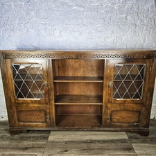 Jaycee Oak Display Cabinet