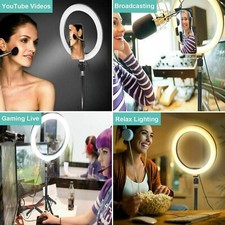 New White LED Ring Light