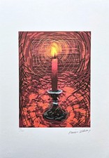 DAVID HOCKNEY - Lit Candle -