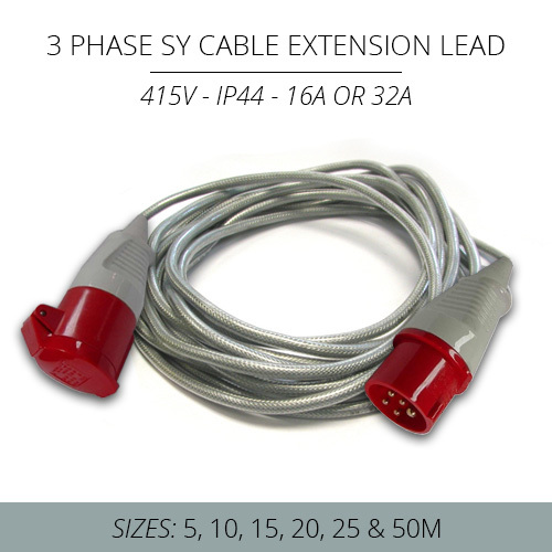 415v connector lead - connector, for