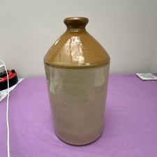 VINTAGE STONEWARE FLAGON.