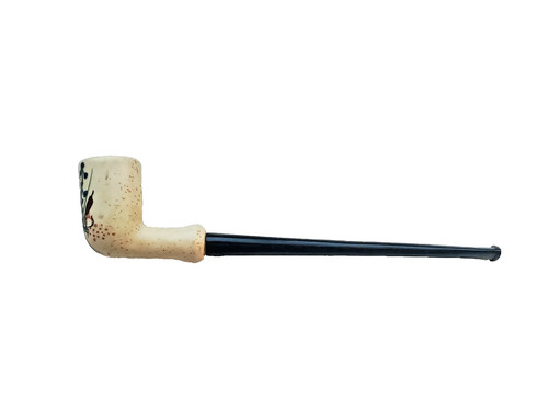 Vintage ceramic smoking pipe - vintage,