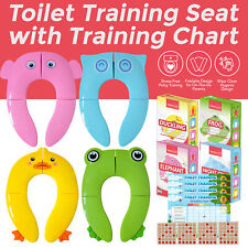Baby Toilet Training Seat Potty Kids Toddler Child Portable Travel Folding Cover
