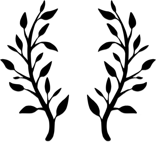 Elegant metal tree - metal, leaf