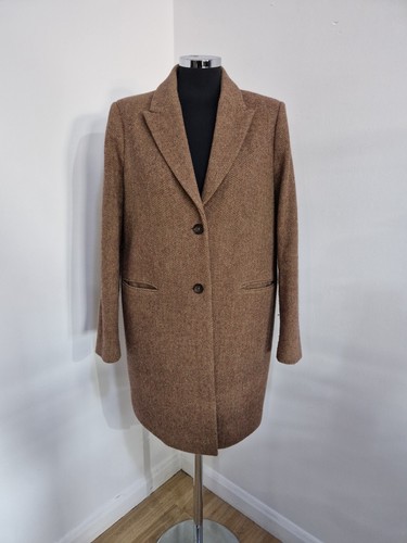 Joules tweed coat size - tweed,