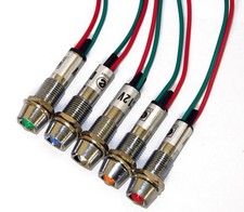 12V CHROME WARNING LIGHT BULB