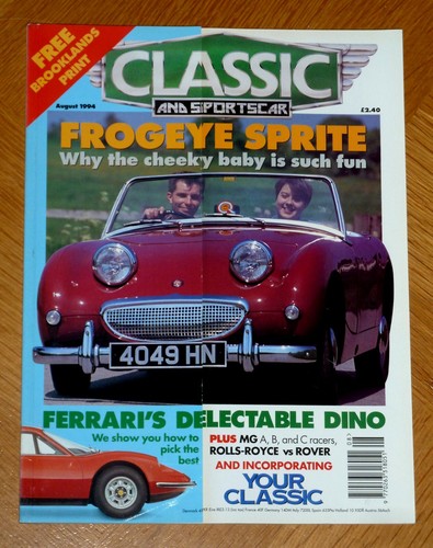 Classic sports car - car, magazine