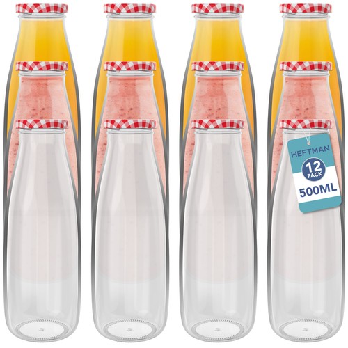 Heftman glass milk bottles - heftman,