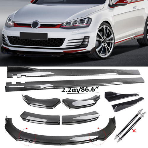 Carbon fiber front bumper - fiber,