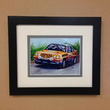 Opel Manta 400, Russel Brookes, framed print