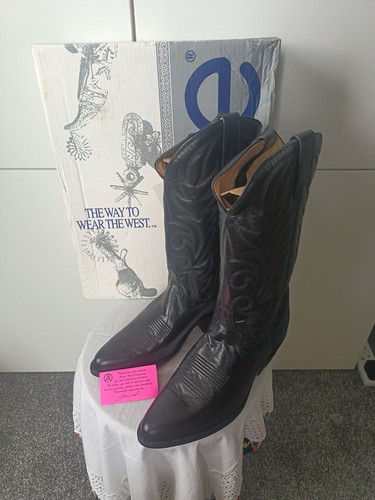 Acme black vintage cowboy - black,