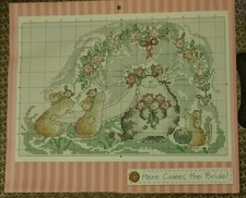 Cross Stitch Chart (From Magazine) -Margaret Sherry - 2 designs Bride/Helpers