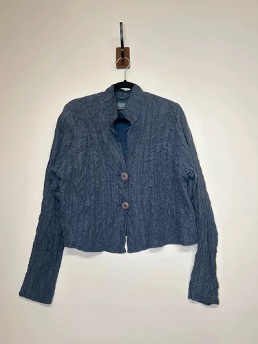 Privatsachen blue crinkle silk - blue,